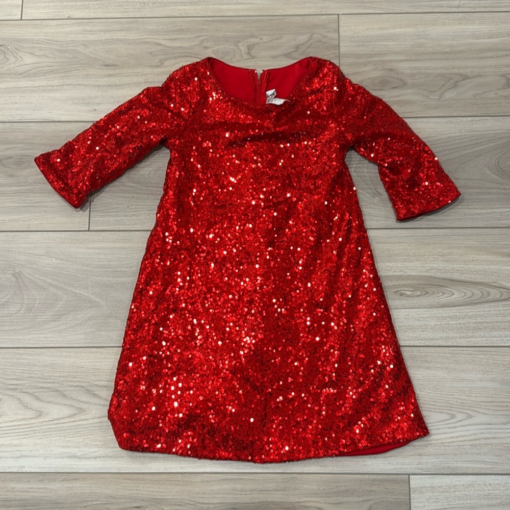 Red sequins Kid’s Dream dress